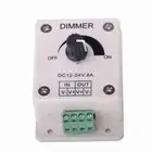 DC 12V-24V 8A PWM Dimmer Controller Adjustable Brightness LED Lamp Strip Light
