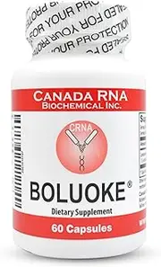 Boluoke, 60 Capsules, Canada RNA, Lumbrokinase, Enzyme Supports Blood and Plaque, Corn-free