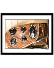 Classic Car Dashboard Wall Art by Steven A. Heller