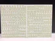 Creative Memories ABC/123 Stickers Scrapbook Mini Stickers, 2003 NEW!