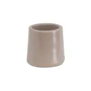 (24 PACK) Beige Color Folding Chairs Foot Caps For Rental Style Poly Chairs