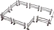 Sosoport 1 Set Miniature Farm Fence Fence for DIY Micro Landscape Garden and Dollhouse Decoration Safe and Material for Creative Projects