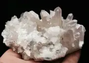 New Natural Tower-like Calcite & Crystal Cluster Mineral Specimen / China