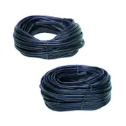 12 Gauge Twin Cable 15m or 30m 2mm Black Superlux Lighting - LL12-15, LL12-30