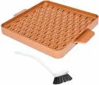 Copper Chef Copper Barbecue Grill Pan Griddle 12" Square X Design Non Stick Pan