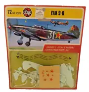 Vintage Airfix Yak-9D Model Kit 72nd Scale Series 1 Soviet Air Force Fighter New
