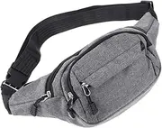 EXAOMBLE 2Pcs Portable Waist Bags for Men Multi Function Sports Chest Pouches Lightweight and Creative School Shopping and Outdoor Activities