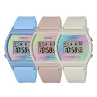 在飛比找momo購物網優惠-【CASIO 卡西歐】LW-205H 漸變炫彩 簡約柔和 計