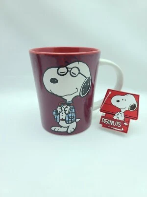 Peanuts Charlie Brown Snoopy Red Mug Cup New Coffee Tea Cocoa 17oz