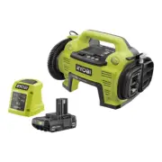 Ryobi Air Inflator and Deflator Compressor Cordless Tyres 18V ONE+ 2Ah Kit