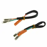 TDR Indicator Wire Adaptor Leads Connector Pair Honda CB1100 CB400SS NT700V CBF1000 CBR125 CBR600 CBR1000 VTR250 CB1300SF CB500F CB650F VT750 VT1300 Two Pin Plug Rubber Wiring Loom