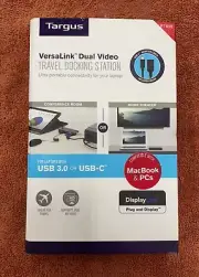 Targus DSU100US VersaLink Dual Video Travel Docking Station for Mac and PC