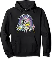 [DC Comics] Justice League Rainbow Action Poster V2 Pullover Hoodie