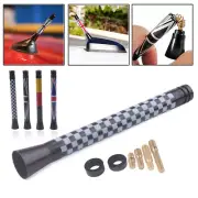 1x FOR 02-18 MINI COOPER HARDTOP 4.2'' SHORT SPORT AM FM ANTENNA BLACK WHITE (for: Mini)