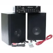 E-Lektron BK55 Bluetooth Power HiFi Amplifier Monitor Wooden Speaker Home Stereo