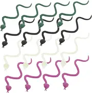SOPOTUTU 24pcs Realistic Fake Snake for Halloween Pranks and Party Decorations Imitation Snakes for Scaring Friends Lifelike Props for Halloween and Parties