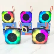 Portable Bluetooth Speaker, Shower with RGB Lights, Hi‑Fi Audio, IPX7 Waterproof
