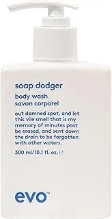 evo Soap Dodger Hand & Body Wash - Daily Bath Cleanser Deep Hydrating Natural Moisturising Care Cleanser Repair Sensitive Dry Damage Skin - 300ml / 10.1fl.oz