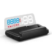 wiiyii Universal Car HUD Head Up Display T900, with Satellite Clock, Single Driving Time and Single Driving Distance, Work for All Vehicles