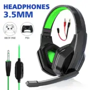 Gaming Headset Bluetooth Wired 3.5mm Wired Headphone Mic for Game Console