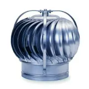 Wind Driven Turbine Exhaust Ventilator 6 in Galvanized Steel External Bracing