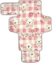 Reusable Baby Changing pad with Tissue Pocket Portable Baby Changing pad for Girl & Boy