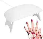 LED Gel Nail Lamp | Nail Arts Lamp - 6W UV LED Nail Lamp Nail Dryer for Gel Nail Polish UV Light for Nails with 2 Timers for Women Girls