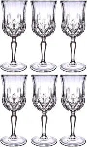 RCR OPERA CRYSTAL GLASS - WINE GLASSES 23cl (BOX OF 6) - NEW