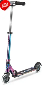 Sprite LED Children's Scooter, Foldable, Adjustable Handlebar, LED Wheels