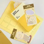 Choonsik Shape Sticky Memo Note Ryan Apeach KAKAO Friend Kculture Stationery Stick Fridge (Long)