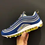 NIKE AIR MAX 97 男 休閒鞋 閃電 藍 版偏小建議大半號 921826-401