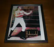 HOHENADEL BEER FRAMED AD PRINT JOHN L. SULLIVAN