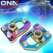 FOR 1979-1989 FORD MUSTANG PAIR FRONT ADJUSTABLE CAMBER/CASTER PLATES NEO CHROME (for: Ford)