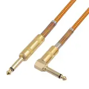 Noise & HIFI Sound Right Angle Guitar Cable for Mixers & Power Amplifiers