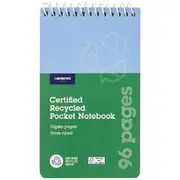 J.Burrows 147x87mm Pocket Top Bound Notebook 96Pg