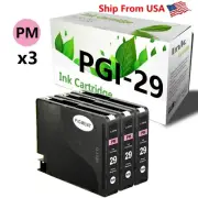 (3 Pack,PM) PGI-29 PGI29 Ink Cartridge for PIXMA pro-1S Laser Printer