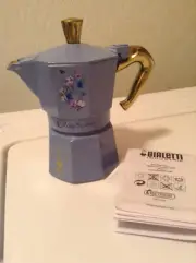 NEW Bialetti - Bridgerton - Moka Express 3tz 135ml 4.55oz 3 Cup USA SHIP !