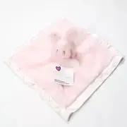 New Parents Choice Lovey Plush Pink Bunny Soothie Lovie Security Blanket NWT