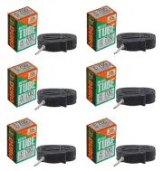 6 (SIX) DURO BICYCLE 700 x 25c/28c/32c TUBE 48MM STANDARD PRESTA/FRENCH VALVE.