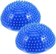 Generic 2Pcs Sensory Balance Balls for Exercise Half Spike Domes for Adults for Stability Training and Coordination Development Equipment for Home Use