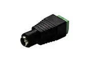 DYNAMIX DC Jack Female Adaptor. Polarity Marked on Connector. 2.1mm Female