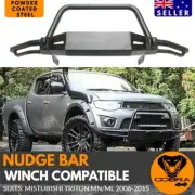 Nudge Bar Bull Steel Winch Compatible suits Triton MN ML 2006 -2014 Challenger