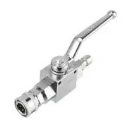 High Pressure Ball Valve Kit for Power Washer Hose, 3/8” Quick Disconnect,