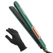 Ionic Ceramic Curling Iron & Hair Straightener w Floating Plates - 15s Heating