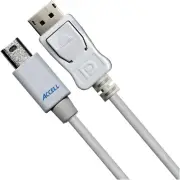 Accell MDP to DisplayPort 1.2 cable 3.3’ White