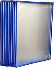 Veemoon Hanging Document Rack Flexible Files Display Folder for Wall Simple Design File Organizer with Transparent Material for Office Use Space Saving for Photos and Documents