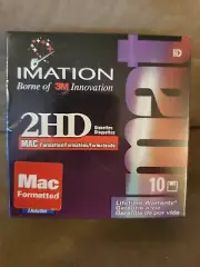 Imation 3.5" 1.4MB floppy disks, Mac Formatted, Box of 10