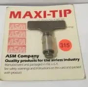 ASM MAXI-TIP 315 airless spray gun tip