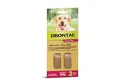 Drontal All Wormer Chewable Tablets for Large Dogs - 35 kgs - 2 pack (Bayer)