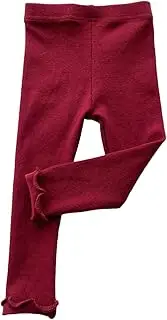 [Generic] A School Uniforms Toddler Kids Girls Simple Fashion Soild Soft Dance Pants Leggings Adult Kids Clothes